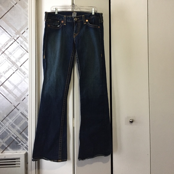 True Religion premium denim jeans, mid-rise women's waist 32, like new. - Picture 1 of 7